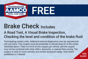 free brake check coupon